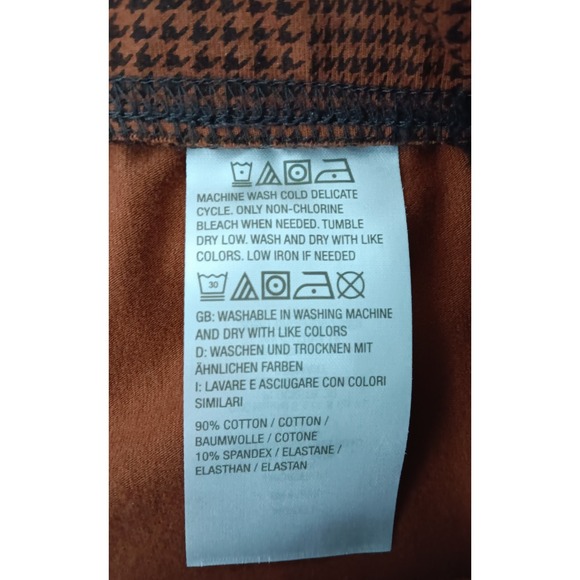 Denim & Co. Pants Petite Women's Size 1XP Day Duo Stretch Pocket Dark Brown - Picture 4 of 11